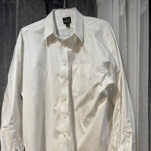 Jos. A. Bank - White Long Sleeve Dress Shirt, size 17-1/2 neck - 36 sleeve.